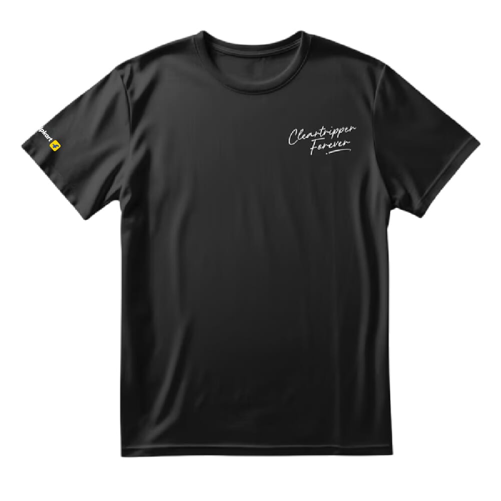 Flipster Forever Round Neck T-shirt - Black